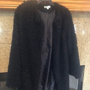 Shaggy black coat